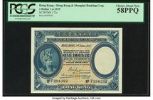 Hong Kong Hongkong & Shanghai Banking Corp. 1 Dollar 1.6.1935 Pick 172c PCGS Choice About New 58PPQ. 

HID09801242017