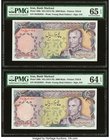 Iran Bank Markazi 5000 Rials ND (1974-79) Pick 106b Two Consecutive Examples PMG Gem Uncirculated 65 EPQ; Choice Uncirculated 64 EPQ. 

HID09801242017