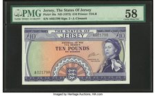 Jersey States of Jersey 10 Pounds ND (1972) Pick 10a PMG Choice About Unc 58. 

HID09801242017