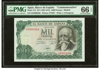 Spain Banco de Espana 1000 Pesetas 17.9.1971 Pick 154 Commemorative PMG Gem Uncirculated 66 EPQ. 

HID09801242017