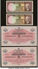 Turkey State Notes of the Ministry of Finance 1/2 Livre L. 1931 Pick 82 (2) Crisp Uncirculated; Central Bank of Turkey 50 Kurus L. 1930 Pick 133 (2) A...