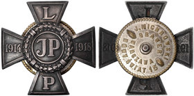 II RP, Krzyż Legionowy Michrowski srebro
 Piękny egzemplarz. Nakrętka Michrowskiego i jego sygnatury wraz z państwową puncą srebra próby 2 (.875). Sr...