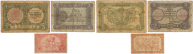 II RP, Bilety zdawkowe 50 groszy - 5 złotych 1924-25
 Obiegowe egzemplarze charakterystycznej emisji. 
Grade: VF-VG 
Estimate: EUR 34 - 57