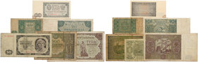 PRL, Zestaw 2-1000 złotych 1946-48
 W większości obiegowe egzemplarze, 500 z 1946 roku ucięta. 
Grade: XF+-VG 
Estimate: EUR 69 - 115
