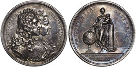 England, Jacob III and Clementine, Medal for Birth of Prince Charles 1720
Anglia, Jakub III i Klementyna, Medal na urodziny księcia Karola 1720
 Pię...