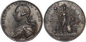 England, George III, Medal of accession 1760 Pingo XIX century counterfeit Pingo
Anglia, Jerzy III, Medal akcesyjny 1760 Pingo - XIX wieczna kopia ko...
