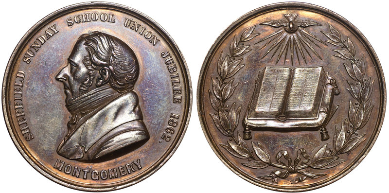 England, Sheffield Sunday School Union Jubilee 1862 Medal
Anglia, Medal jubileu...