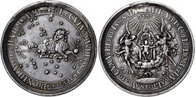 Austria, Charles VI, Medal birth of archduke Leopold 1716
Austria, Karol VI, Medal z okazji urodzin arcyksięcia Leopolda 1716 - rzadkość
 Bardzo rza...