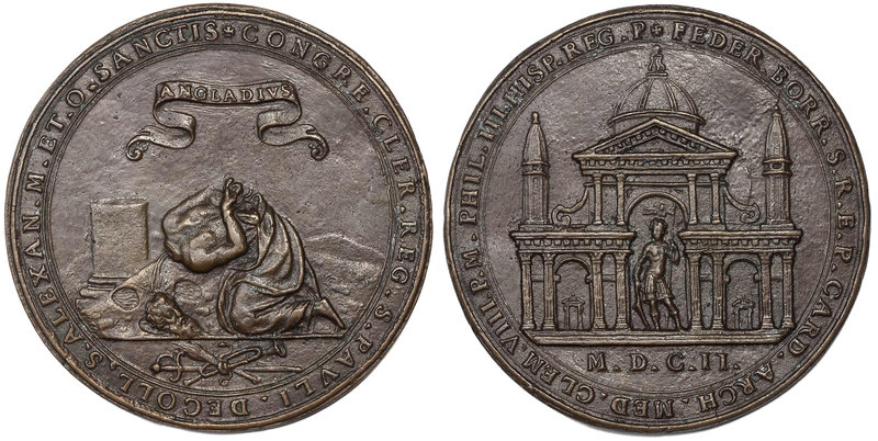 Italy, Milano, Medal st. Paul
Włochy, Mediolan, Medal św. Paweł 1602
 Piękny, ...