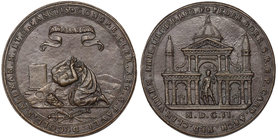 Italy, Milano, Medal st. Paul
Włochy, Mediolan, Medal św. Paweł 1602
 Piękny, XVII wieczny medal. Awers: kościół św. Aleksandra, niżej data M.D.C.II...