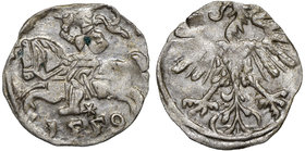 Zygmunt II August, Denar 1559 Wilno
 Dość ładny egzemplarz, lekko niedobity. Dużo połysku menniczego. Patyna, nalot. Srebro, średnica 12 mm, waga 0,2...