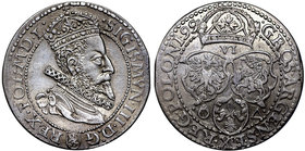 Zygmunt III Waza, Szóstak 1599 Malbork
 Ładny egzemplarz. Moneta wybita z końcówki blachy. Srebro, średnica 28 mm, waga 4,9 g. 
Grade: XF 
Referenc...