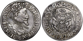 Zygmunt III Waza, Ort 1615 Gdańsk - stary typ portretu
 Srebro, średnica 29,5 mm, waga 5,9 g. 
Grade: XF- 
Reference: Szatalin-Grendel GD15-6 (R3)...