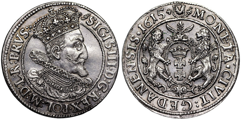 Zygmunt III Waza, Ort 1615 Gdańsk - nowy typ portretu
 Bardzo ładny egzemplarz....