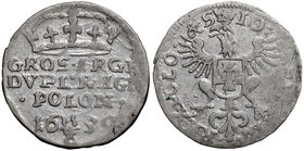 Jan II Kazimierz, Dwugrosz 1650 Wschowa - POLO & S
 Ładny egzemplarz, lekko niedobity. Wariant z legendą POLON na rewersie i POLO na awersie odnotowa...