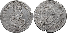 Jan II Kazimierz, Szóstak 1662 Bydgoszcz
 Piękny, lekko niedobity egzemplarz z menniczym wykruszeniem krążka. Drobne rysy w tle. Odmiana bez obwódek....