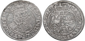 Jan II Kazimierz, Szóstak 1662 Lwów
 Obiegowy egzemplarz. Odmiana z legendą IO CASIM. Srebro, średnica 25 mm, waga 3,03 g. 
Grade: VF 
Reference: K...