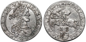 Jan II Kazimierz Ort 1664 Wilno - obwódki rzadki
 Obiegowy egzemplarz. Lekkie niedobicie. Rysy, patyna. Odmiana z legendą CASIMI i obwódkami po obu s...
