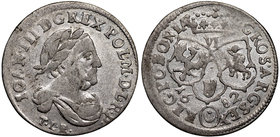 Jan III Sobieski, Szóstak 1682 Bydgoszcz
 Ładny egzemplarz z dużą ilością zachowanego połysku menniczego. Srebro, średnica 24,5 mm, waga 3,15 g. 
Gr...