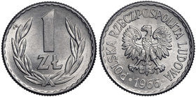 PRL, 1 złoty 1966
 Menniczy egzemplarz. 
Grade: AU/UNC 
Estimate: EUR 23 - 34