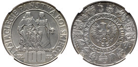 PRL, 100 złotych 1966 Mieszko i Dąbrówka - NGC MS63
 Piękny, menniczy egzemplarz. 
Grade: NGC MS63 
Estimate: EUR 46 - 57