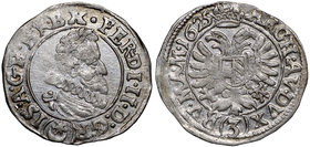 Austria, Ferdinand II, 3 kreuzer 1625 Prague
Austria, Ferdynand II, 3 krajcary 1625 Praga
 Piękny, okołomenniczy egzemplarz. Lekko niedobity. Piękni...