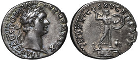 Roman Empire, Domitian, Denarius
Rzym, Domicjan, Denar - bardzo ładny!
 Piękny egzemplarz denara Domicjana. Moneta w pięknej, wielokolorowej patynie...