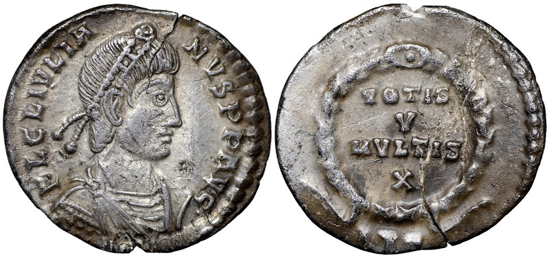 Roman Empire, Julian II, Siliqua Lyon
Rzym, Julian Apostata, Silikwa Lyon - rza...