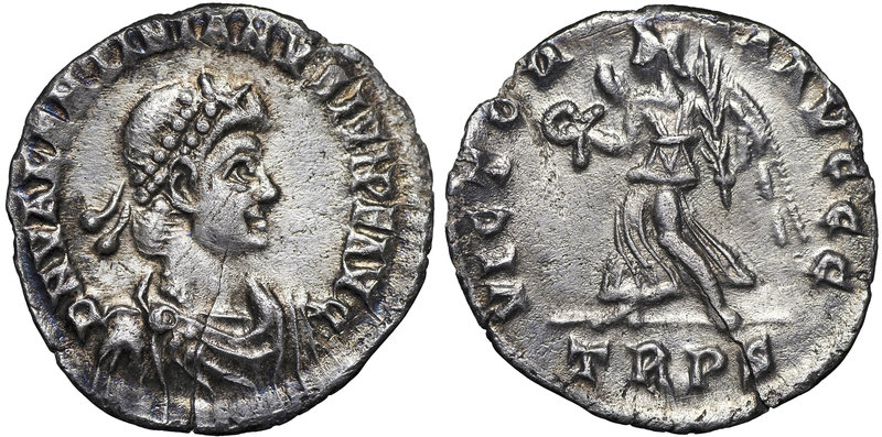 Roman Empire, Valentinian II, Siliqua Trier
Rzym, Walentynian II, Silikwa Trewi...