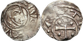 COLLECTION Medieval coins
POLSKA/POLAND/POLEN/SCHLESIEN/GERMANY

Boleslaw the Brave / Chrobry. Denar DVX INCLITVS - Extremely Rare
Aw.: Głowa mona...