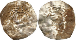 COLLECTION Medieval coins
POLSKA/POLAND/POLEN/SCHLESIEN/GERMANY

Boleslaw the Brave / Chrobry (992-1025). Denar var. REX, jednostronny (wybity stem...