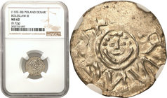 COLLECTION Medieval coins
POLSKA/POLAND/POLEN/SCHLESIEN/GERMANY

Boleslaw III Wrymouth. Denar Silesia, Wroclaw / Breslau NGC MS62 (2 MAX) - RARITY ...