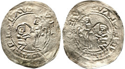 COLLECTION Medieval coins
POLSKA/POLAND/POLEN/SCHLESIEN/GERMANY

Boleslaw III Krzywousty (1102-1138) Bracteate protective, 1135-1138 
Aw.: Książę ...