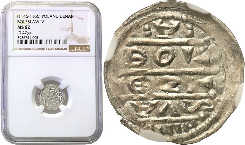 COLLECTION Medieval coins
POLSKA/POLAND/POLEN/SCHLESIEN/GERMANY

Boleslaw IV ...