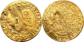 Sigismund III Vasa
POLSKA/ POLAND/ POLEN/ POLOGNE / LITHUANIA/ LITAUEN

Zygmunt III Waza. Ducat (Dukaten) 1595, Malbork var. z POLO na rewersie
Aw...