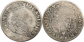 John II Casimir 
POLSKA/ POLAND/ POLEN/ POLOGNE / LITHUANIA/ LITAUEN

Jan II Kazimierz. Ort (18 groszy) 1659 TLB Cracow / Krakow Ex. Czapski Collec...