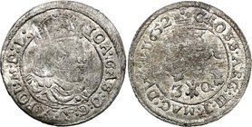John II Casimir
POLSKA/ POLAND/ POLEN/ POLOGNE / LITHUANIA/ LITAUEN

Jan II Kazimierz. Trojak (3 grosze) 1652, Wilno / Vilnius - RARITY R7 / Tyszk....