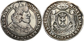 John II Casimir
POLSKA/ POLAND/ POLEN/ POLOGNE / LITHUANIA/ LITAUEN

Jan II Kazimierz. Taler (thaler) 1649, Gdansk / Danzig - RARITY R4-R5
Aw.: Po...
