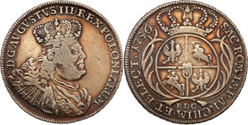 Augustus III the Sas 
POLSKA/POLAND/POLEN/SACHSEN/FRIEDRICH AUGUST II

August III Sas. Taler (thaler) 1756 EDC, Lipsk / Leipzig 
Aw.: Popiersie kr...