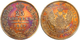 Russia 
ROSJA / RUSSIA/ RUSSLAND/ РОССИЯ / MOSCOW / PETERSBURG

Russia. Mikolaj / Nicholas I. 25 Kopek (kopeck) 1849 СПБ-ПА, Petersburg - RARITY 
...