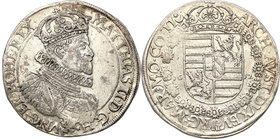 World coins 
Austria. Mathias II (1612-1619). Taler (thaler) 1612, Praga / Prague / Prague 
Aw.: Popiersie w prawo, w otoku napis przedzielony lwem ...