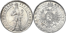 World coins
Austria, Ferdynand II (1619-1627). Taler (thaler) (Joachimstal) 1631, Praga / Prague
Aw.: Stojący cesarz, legenda otokowaRw.: Dwugłowy o...
