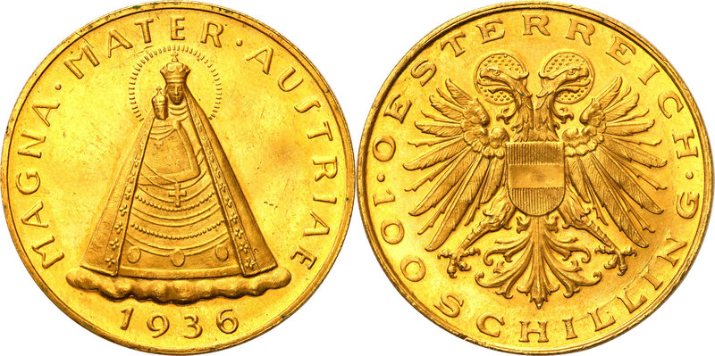 World coins
Austria 100 shillings 1936, Vienna - Madonna von Mariazell
Pięknie...