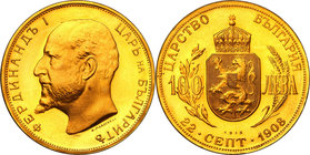 World coins
Bulgaria. Ferdinand (1887-1918). 100 Lewa 1912 PROOF, restrike
Moneta tzw. nowego bicia (restrike). Idealnie zachowany egzemplarz.Friedb...