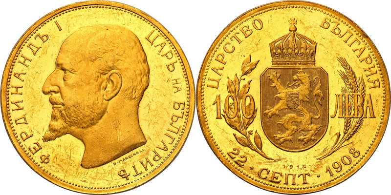 World coins
Bulgaria. Ferdinand I. (1887-1918). 100 lewa 1908, orginal strike
...