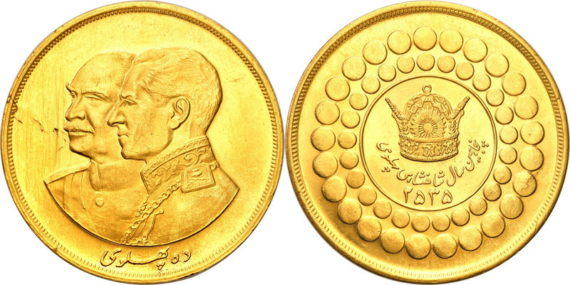 World coins
Iran. Mohammad Reza Pahlavi. 10 Pahlevi 1976
Moneta wybita na 50 r...