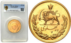 World coins
Iran. Mohammad Reza. 10 Pahlavi MS 2537 (1978) PCGS MS64
Duża, efektowna złota moneta w idealnym stanie zachowania. Wiekowa delikatna pa...