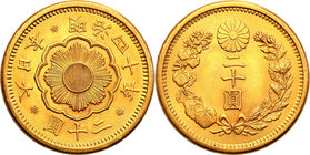 World coins
Japan. 20 Yen Yr. 40 (1907) RARITY
Pięknie zachowana moneta. Bardzo rzadka moneta zwłaszcza w tym stanie zachowania.Friedberg 50
Waga/W...