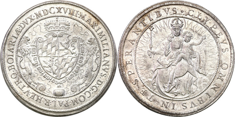 World coins 
Germany, Bavaria. Maksymilian I (1598-1651). Taler (thaler) 1618, ...