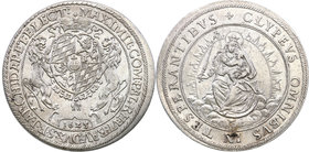 World coins 
Germany, Bavaria. Maksymilian I (1598-1651). Taler (thaler) 1625, Munich 
Aw.: Tarcza herbowa podtrzymywana przez dwa lwy i napis w oto...